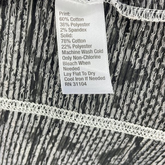 NEW | CHIP & PEPPER beige & black lightweight long sleeve swing top - SZ XS - Picture 7 of 8